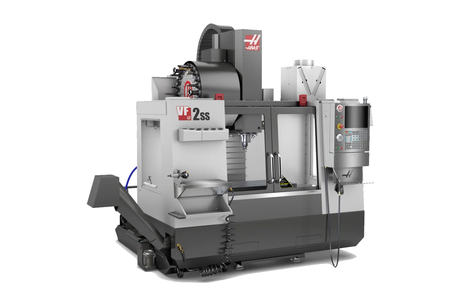 CNC machine Haas VF-2SS super-speed vertical machining center with 12,000-rpm spindle