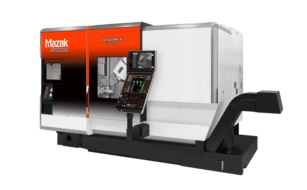CNC machine Mazak Integrex i-100HS 5-axis mill-turn machining precision parts